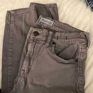 Gray High Rise Skinny Jeans